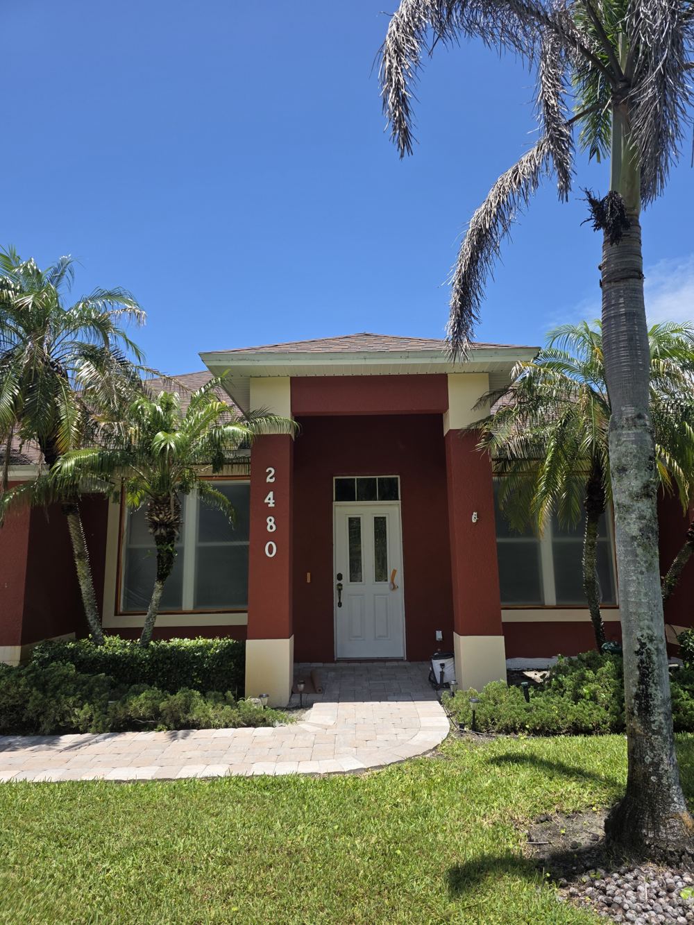 House exterior before painting
